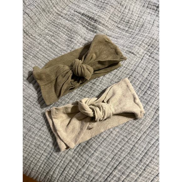 Kate Quinn Organic Cotton Baby Bow Headband Set - Picture 1 of 2